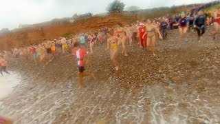 Budleigh Christmas Swim 2017 [upl. by Amelita]