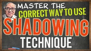 Shadowing Technique  Fast way to English Fluency [upl. by Warfold]