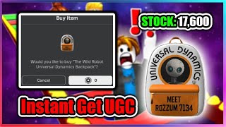 UGC LIMITED 1 Win Obby Script  Instant Get Dynamics Backpack USA [upl. by Norabel]