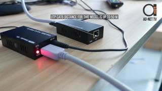 HDMI over UTP extender  Small amp Quick to Install [upl. by Zzabahs]