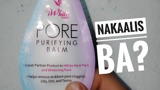 REVIEW  IWHITE  PORE PURIFYING BALM [upl. by Aerised537]