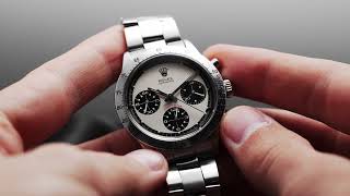 Rolex ref 6262 Cosmograph Daytona Paul Newman Stainless Steel [upl. by Stormy611]