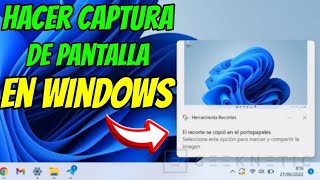 Cómo HACER CAPTURAS de PANTALLA WINDOWS 11 [upl. by Rabbi921]