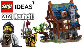 Endlich Ritter aber viele Änderungen  LEGO Ideas Medieval Blacksmith Bilder  Set 21325 [upl. by Karrah]