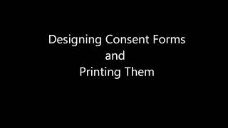 Consent Forms  Create  Modify  Save and Print using MyOPD Hospital Software [upl. by Yaniv438]