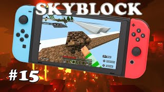 ¡¡Skyblock en Minecraft Bedrock n°15 No era el plan pero [upl. by Solim]