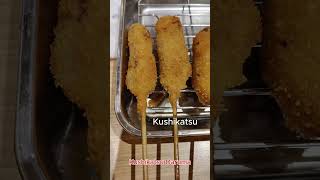 Kushikatsu Daruma and Takoyaki Dontonburi  Japan Osaka eatmorefood feedyourgrann japanfoodtravel [upl. by Halian]