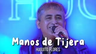 El último éxito de Huguito Flores  Manos de tijera LETRA [upl. by Annmarie]