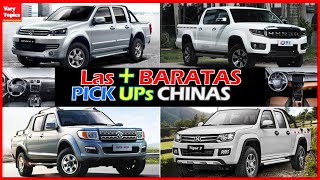 5 Pick Ups CHINAS Doble Cabina Mas BARATAS pero ¡Poco SEGURAS  Vary Topics [upl. by Amalita]