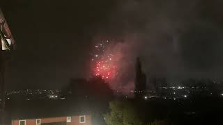 Fireworks in Morriston Swansea [upl. by Rosemonde]