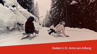 Rodeln in St Anton am Arlberg  VLOG [upl. by Ruiz]