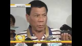 Duterte defends Davao cops [upl. by Uzia]