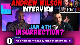 Andrew Wilson TRIGGERS Destiny Into Jumping On  Jan 6th Debate on FreshAndFit [upl. by Hairem]