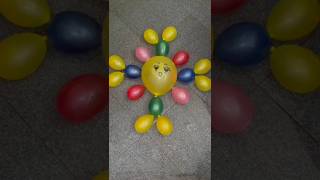 Cute Yellow Emoticon Water Balloons Popping Video Asmr balloon waterballons poppingballon [upl. by Clevie]