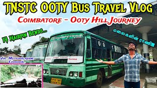 OOTY TNSTC 🚍 Green Bus Travel Vlog 💥  QUEEN OF HILLS 🗻🥶 Journey from COIMBATORE  Adhiban Ganesh [upl. by Nerek]