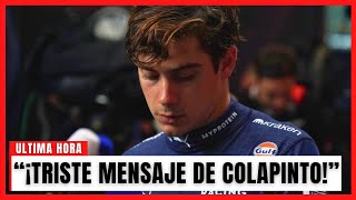 ¡IMPACTANTES DECLARACIONES DE FRANCO COLAPINTO POST GP DE BRASIL [upl. by Reis332]