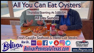 Stingaree Restaurant Crystal Beach Texas Fresh Caught Seafood and Holiday Hours [upl. by Un]