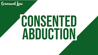 Article 343 Consented abduction Criminal Law Discussion [upl. by Wahlstrom744]