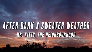 Mr Kitty The Neighbourhood  After Dark X Sweater Weather TikTok Mashup Lyrics [upl. by Nellir]