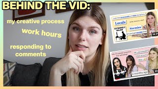 behind the vid 1 sharing my video process work hours responding to comments [upl. by Fleisig299]