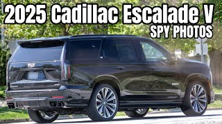 2025 Cadillac Escalade V Spied with a restyled face and a redesigned interior [upl. by Airotahs]