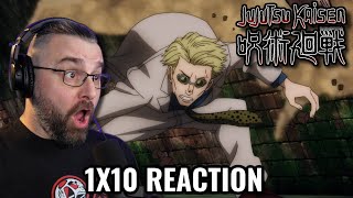 JUJUTSU KAISEN 1X10 REACTION Idle transfiguration [upl. by Orteip]