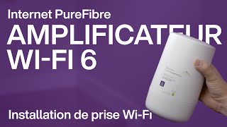 TELUS  Installation dun amplificateur WiFi 6 de TELUS sur une prise WiFi [upl. by Naic]