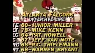 Falcons vs Broncos 1982 1st Half [upl. by Nyrret]