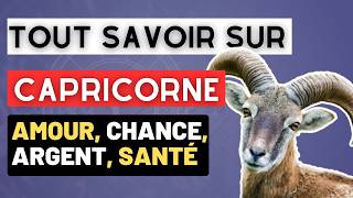 Tout savoir sur le Capricorne  Traits Forces Faiblesses amour carrière  horoscope capricorne [upl. by Anitsyrc]