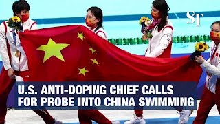 US antidoping chief calls for probe into China swimming [upl. by Tarttan165]