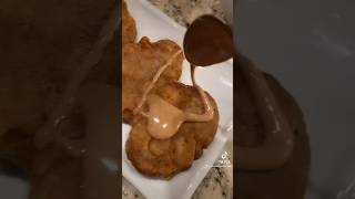 This Peach Apple Fritter recipe was so good amp easy Who doesn’t love fritters 😍😋 vegandessert [upl. by O'Grady]