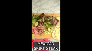 Marinated Skirt Steak Recipe Mexican Carne Asada Shorts [upl. by Ebanreb]