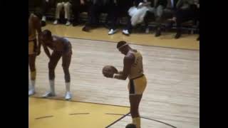 Wilt Chamberlain hits two free throws to win the game 3 against the Hawks 1970 playoffs [upl. by Azalea]