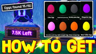 HOW TO GET ALL 15 EGG LOCATIONS in SOLS RNG ROBLOX STAR EGG UGC [upl. by Bohlen]