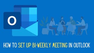 How to set up bi weekly meeting in outlook [upl. by Kirred889]