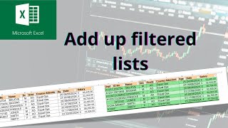 How to Summarise Filtered Data in Excel StepbyStep Tutorial [upl. by Helyn]