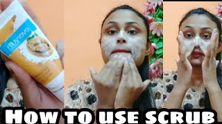 How to use scrub How to use everyuth scrub Remove blackheads in just 30 sec  Browngirlz Tips [upl. by Nahgam869]