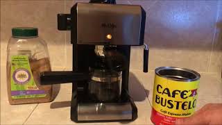 REVIEW Mr Coffee Steam Espresso Cappuccino Latte Maker BVMCECM171 How to Make Espresso [upl. by Ysabel777]