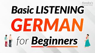 Basic GERMAN LISTENING Practice for Beginners Recorded by Professional Voice Actor [upl. by Marjie]