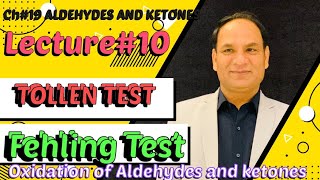 Ch19 Lec10 Oxidation of Aldehydes and ketones Fehling solution Benedict solution Tollens test [upl. by Lynden]