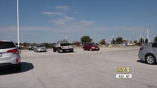 Multiple abandoned cars left sitting at SpringfieldBranson National Airport for years [upl. by Thera249]