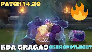 Music Fan quotKDAquot Gragas Skin Spotlight Patch 1420 😎😎leagueoflegends kda spotlight foryou [upl. by Aksehcnarf]