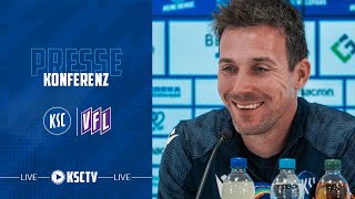 Live Pressekonferenz KSC  VfL Osnabrück [upl. by Phillie]