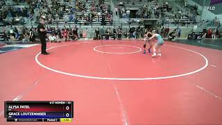 2024 U17 US Marine Corps Women’s Nationals Alysa Patel vs Grace Loutzenhiser 43 kg 7th Place [upl. by Luapsemaj]