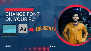 How to change your font style in Windows 11 or 10 [upl. by Bean]