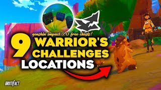 All 9 Warriors Challenges Location in Natlan 50  27 Chests amp 3 achievements  Genshin Impact 50 [upl. by Renba710]