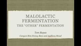 Malolactic Fermentation [upl. by Rovaert761]