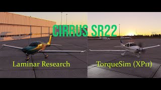 XPlane 12  Cirrus SR22 Laminar Research VS TorqueSim [upl. by Roselyn464]