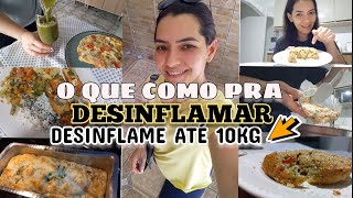 O que como para DESINFLAMAR o corpo receitas DESINFLAME até 10kg [upl. by Betsy58]