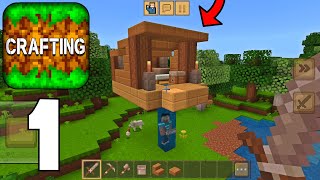 Crafting and Building 2024  New Survival Gameplay Part 1 SURVIVAL HOUSE [upl. by Rogerg970]